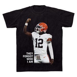Shedeur Sander They Forgot Who I Am Bootleg Browns Tee, Cleveland Dawg Pound 91